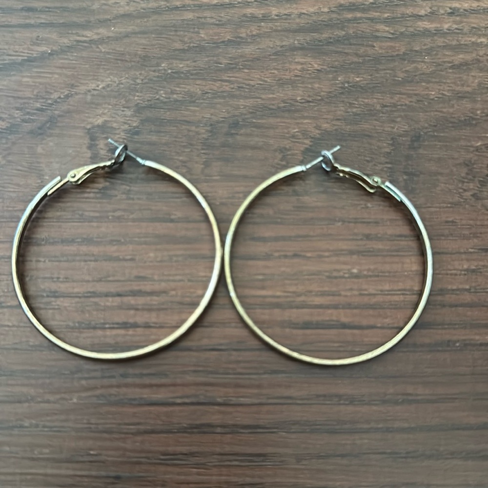 Hoop Earrings Size OS Color Gold